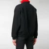 Camisola de gola redonda com logótipo contrastante pequeno «Preto e Branco» 556147TYK271000