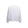 Camisola de gola redonda com logótipo em script «Branco» 697869TMVB59040