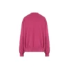 Camisola de gola redonda com logótipo em script «Dark Fuchsia» 697869TMVB50507