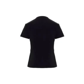 Camisola de gola redonda com logótipo impresso, preta 612964TIVD51000