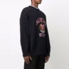 Camisola de gola redonda com logótipo universitário «Est. 1917» «Preto» 675267T32171000