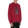 Camisola de gola redonda com logótipo universitário «Est. 1917» «Red» 675267T32176164