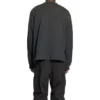 Camisola de gola redonda com manga bordada com «BB» «Preto Deslavado Branco» 699191TMVG79034