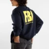 Camisola de gola redonda FBI «Azul-marinho/Amarelo» 676629TLVH14265