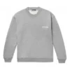 Camisola de gola redonda para homem Balenciaga com padrão alfabético Micro Mark, cinzenta 556147TBV141300