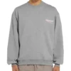 Camisola de gola redonda para homem Balenciaga com padrão alfabético Micro Mark, cinzenta 556147TBV141300