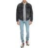 Camisola de gola redonda para homem Balenciaga com padrão alfabético Micro Mark, cinzenta 556147TBV141300