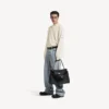 Camisola de gola redonda para homem em creme
