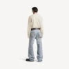Camisola de gola redonda para homem em creme