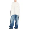 Camisola de gola redonda Strike 1917 Oversized «Branco» 699242TMVH29800