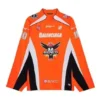 Camisola de hóquei de manga comprida com painéis «Orange» 657105TKV247074