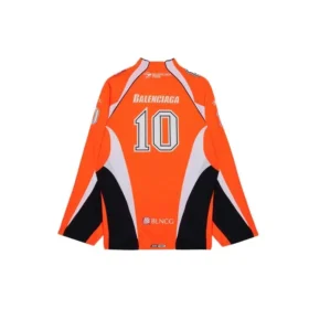 Camisola de hóquei de manga comprida com painéis «Orange» 657105TKV247074