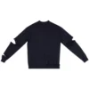 Camisola de malha com decote em V e efeito desgastado «Navy» 696091T16420414