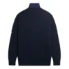 Camisola de malha com efeito Tromp Loeil em camadas «Navy» 675274T16118065