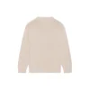 Camisola de malha com gola redonda e logótipo BB Laurel Crown «Beige» 664369T32119028