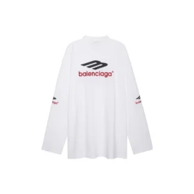 Camisola de manga comprida 3B Sports Icon Oversized «Branco Preto Vermelho» 720250TPVD79065