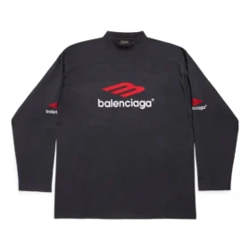 Camisola de manga comprida 3B Sports Icon Oversized «Preto Vermelho Branco» 720250TPVD71470
