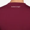 Camisola de manga comprida ajustada para homem, estilo techwear, em cor de vinho/água