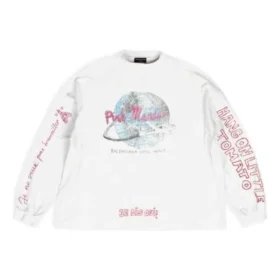 Camisola de manga comprida Balenciaga x Pink Martini Oversized «Ecru» 699191TMVN99800