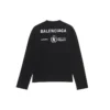Camisola de manga comprida Balenciaga x WFP, corte médio «Preto» 612967THV841000
