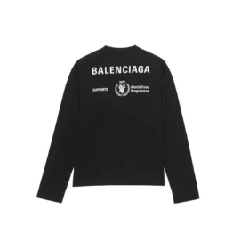 Camisola de manga comprida Balenciaga x WFP, corte médio «Preto» 612967THV841000