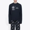 Camisola de manga comprida Balenciaga x WFP, corte médio «Preto» 612967THV841000