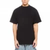 Camisola de manga comprida com bainha traseira mais comprida e corte largo «Preto» 681045TLVH91070
