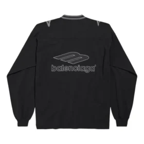 Camisola de manga comprida com decote em V 3B Football «Preto Antracite» 857085TTVQ61066