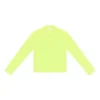 Camisola de manga comprida com gola redonda «Amarelo Fluo» 704103TMVB77204