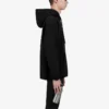 Camisola de manga comprida com logótipo Balenciaga FW21 para homem, preta 600583TIV841070