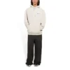 Camisola de manga comprida em malha polar Balenciaga para homem, branco cremoso 600583TJVA89055