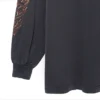 Camisola de manga comprida Oversized «Black Faded» 739027TPVM81568