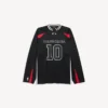 Camisola de manga comprida oversized da Balenciaga para homem | Colaboração com a NBA em preto/multicolorido