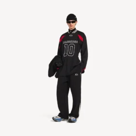 Camisola de manga comprida oversized da Balenciaga para homem | Colaboração com a NBA em preto/multicolorido