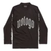 Camisola de manga comprida sem logótipo «Preto Cinza» 788244TQVK51200