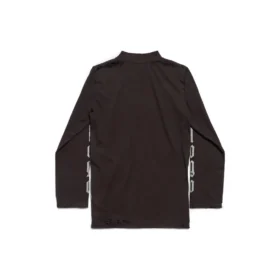 Camisola de manga comprida sem logótipo «Preto Cinza» 788244TQVK51200