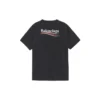 Camisola de manga curta Balenciaga com estampado alfabético para homem, preta 641675TIV521070
