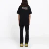 Camisola de manga curta Balenciaga com estampado alfabético para homem, preta 641675TIV521070