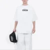Camisola de manga curta Balenciaga para homem com estampado «Alphabet», branca, 620969TIV749040