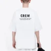 Camisola de manga curta Balenciaga para homem com estampado «Alphabet», branca, 620969TIV749040