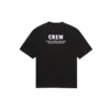 Camisola de manga curta Balenciaga para homem com estampado «Alphabet», preta 620969TIV741070