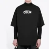 Camisola de manga curta Balenciaga para homem com estampado «Alphabet», preta 620969TIV741070
