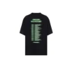Camisola de manga curta «Balenciaga Speedhunters Band» para homem, preta, 556133TCV381000