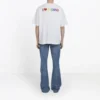 Camisola de manga curta Balenciaga Tech para homem, branca, 556133TDV209000