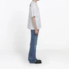 Camisola de manga curta Balenciaga Tech para homem, branca, 556133TDV209000