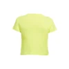 Camisola de manga curta BB com estampado amarelo 583224TFV657072