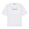Camisola de manga curta branca com estampado alfabético e gola redonda «Symbolic» da Balenciaga para homem 620969TIV509040