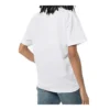 Camisola de manga curta branca com estampado de letras «Lens» 612965TIV829000