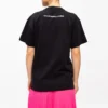 Camisola de manga curta com estampa «I Love U» preta 612965TJVL51070