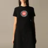 Camisola de manga curta com estampado BLogo, preta, 612964TJVD61000